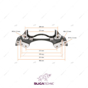 BDA443 D3 22.5" Caliper Carrier